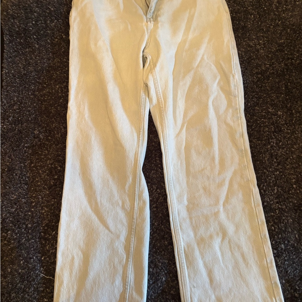 Zara Light Blue Denim Pants